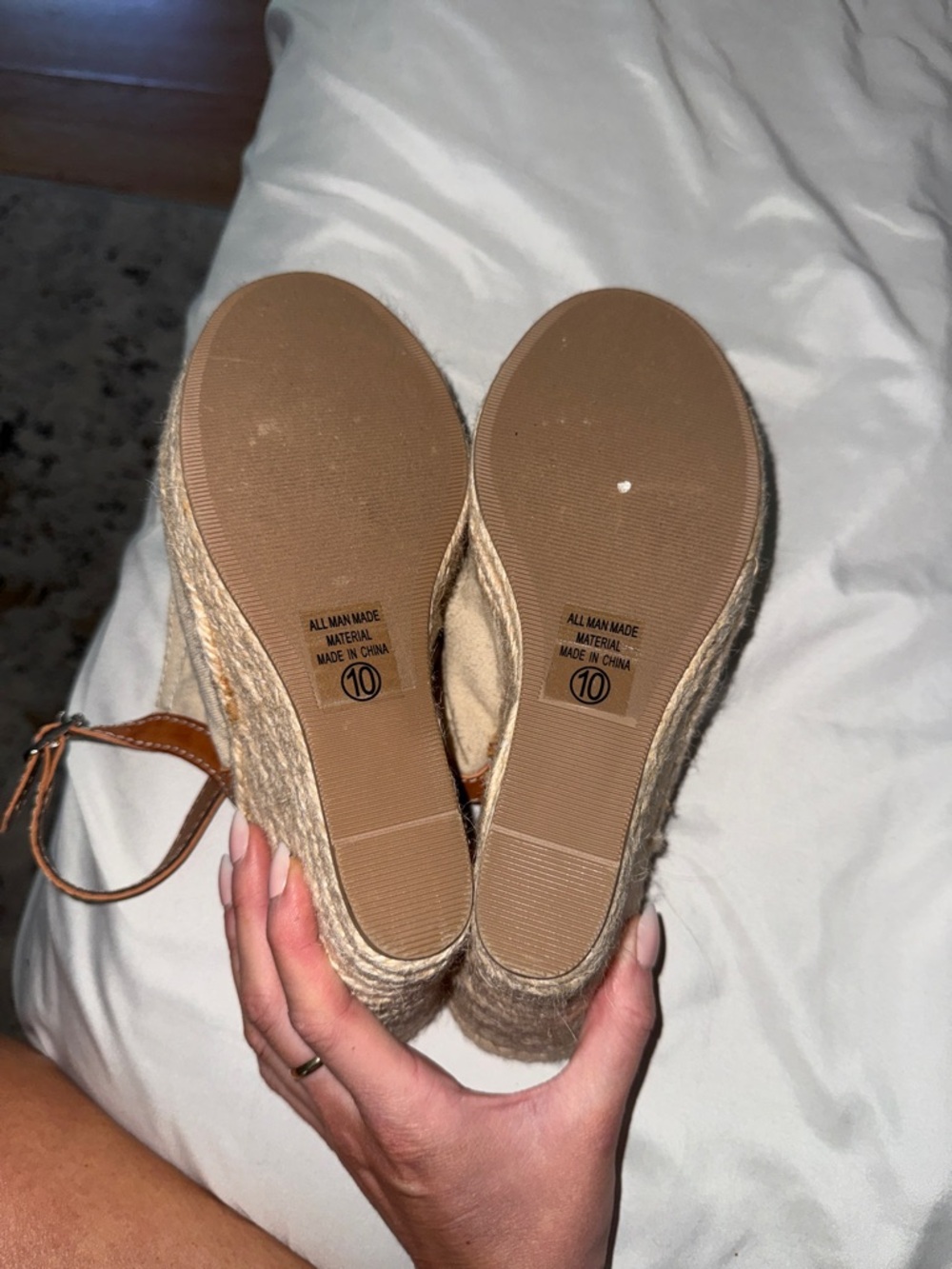 Pink Lily Jafaris Women’s Wedge Sandals SIZE 10 - Picture 9 of 9